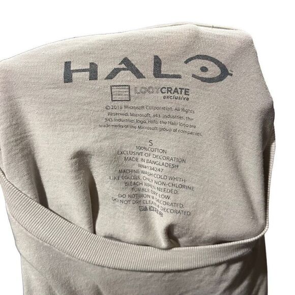 Loot Crate Halo Pillar of Autumn Keyes Gray T-Shirt Men’s Medium - Picture 3 of 4